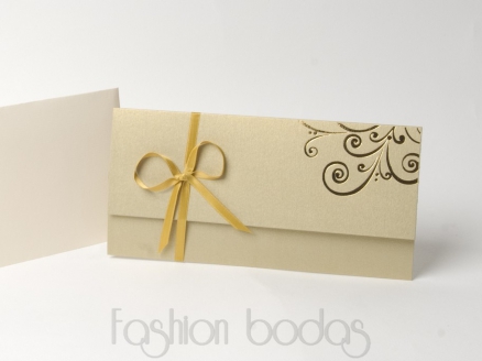 Invitación de boda -  ELEGANT DORADO 2 (KA.39)