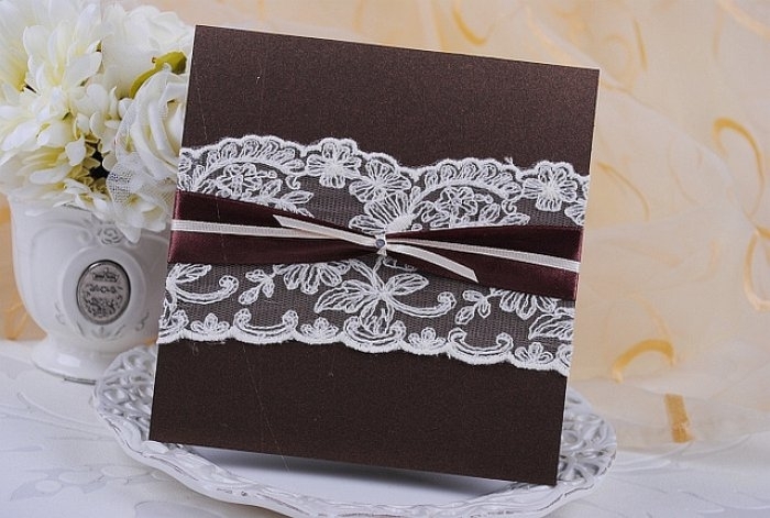 Invitación de boda - PARIS MARRON Invitación de boda - PARIS MARRON