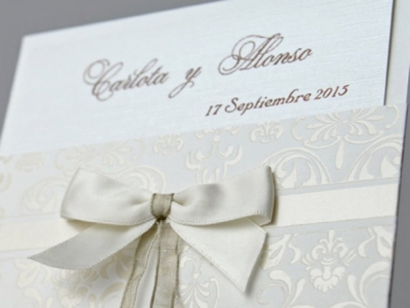 Invitación de boda - ELEGANTE BEIS    CARD 34904