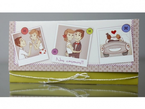 Invitación de boda - DIVERTIDA   (34946)