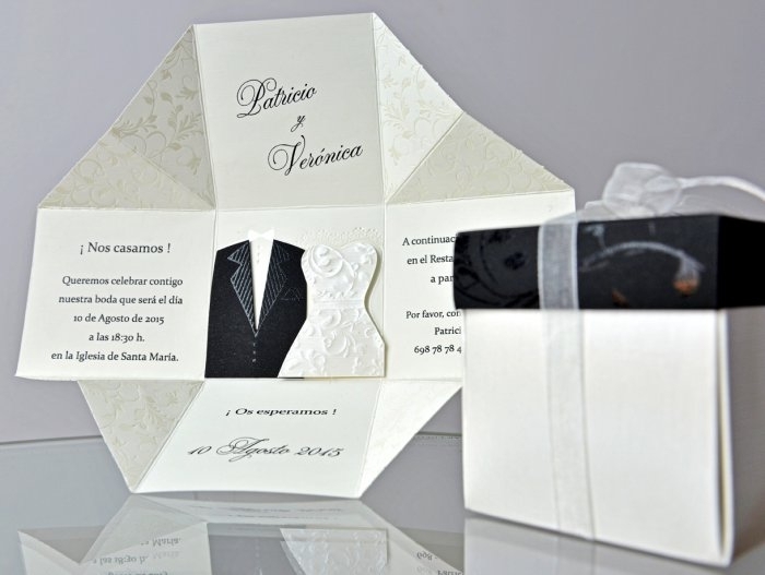 Invitación de boda - CAJA ELEGANTE (C34951E) Invitación de boda - CAJA ELEGANTE (C34951E)