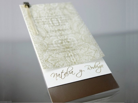Invitación de boda - ELEGANTE    ( 34952)