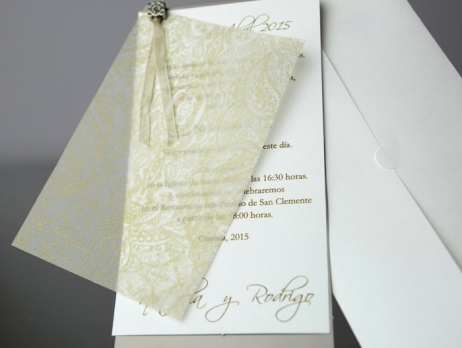 Invitación de boda - ELEGANTE    (CARD 34952)