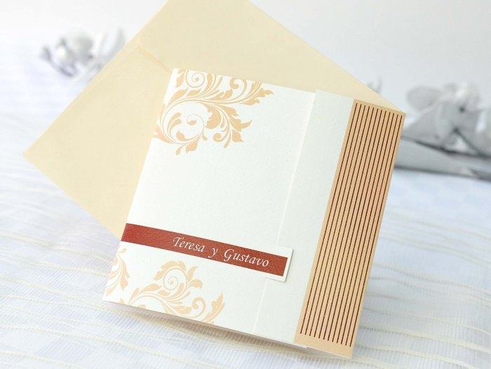 Invitación de boda - ELEGANTE CON FOTO (A61132) Invitación de boda - ELEGANTE CON FOTO (A61132)
