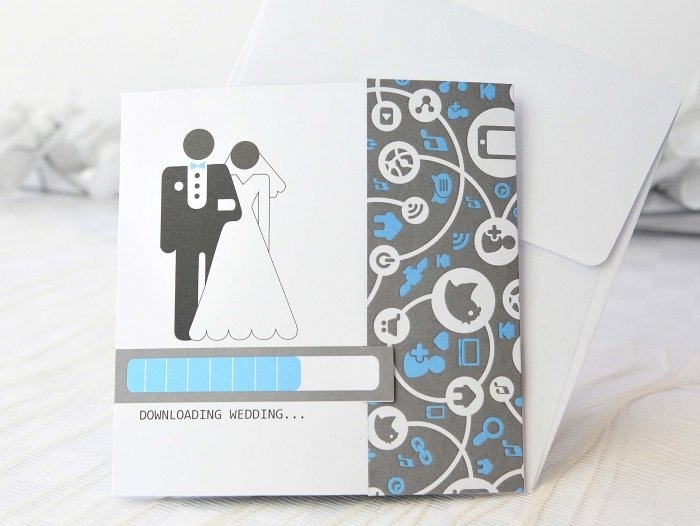 Invitación de boda - INFORMATICA (A62232) Invitación de boda - INFORMATICA (A62232)
