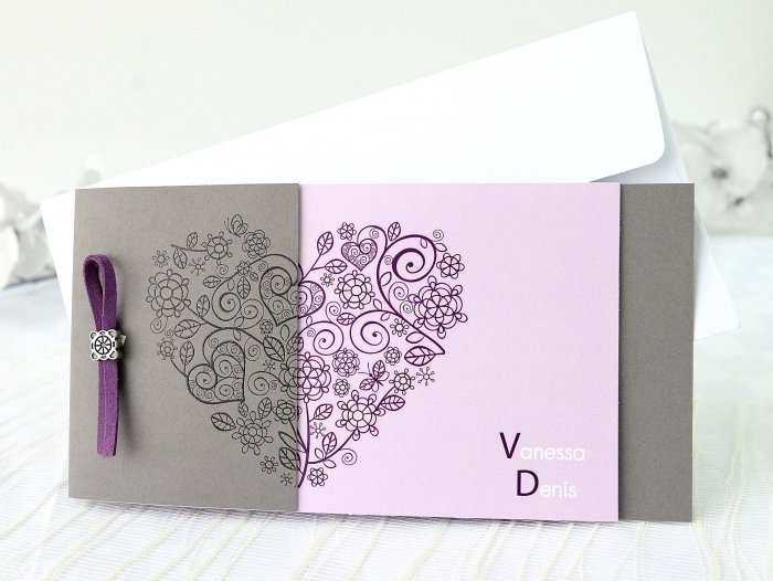 Invitación de boda - ELEGANTE CON FOTO (A64532) Invitación de boda - ELEGANTE CON FOTO (A64532)