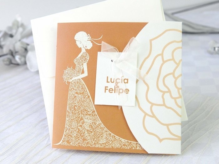 Invitación de boda - ELEGANTE CON FOTO (A66932) Invitación de boda - ELEGANTE CON FOTO (A66932)