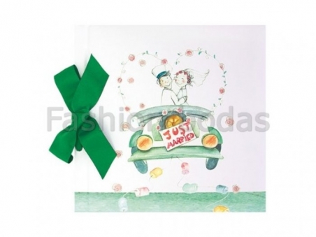 Libro de firmas - NOVIOS EN COCHE