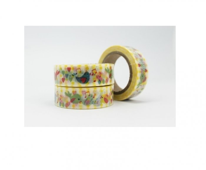 Cinta Adhesiva Washi Tape 15MM X 10 Metros DS-136