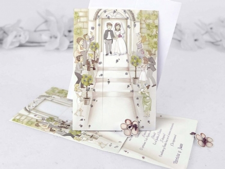 Invitación de boda - IGLESIA    (CARD 31301A)