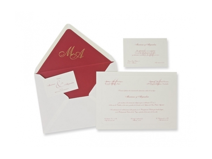 Invitación de boda - CLÁSICA ES 324 Invitación de boda - CLÁSICA ES 324