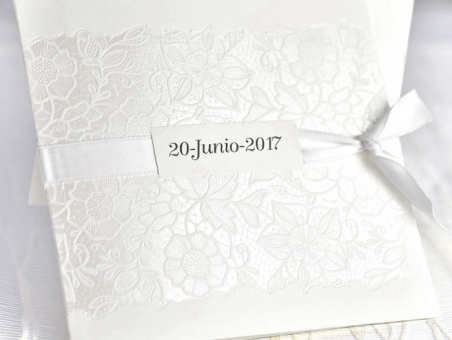 Invitación de boda elegante sencilla barata 39108