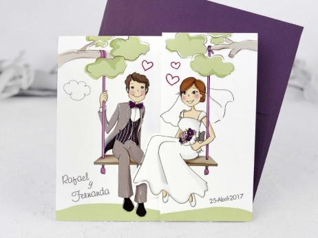 Invitación de boda - PAPA Y MAMA   (C39124B)