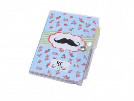 Detalle de boda - LIBRETA NOTAS PVC "MOUSTACHE" ref.2685