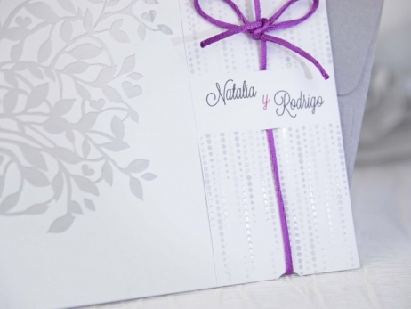 Invitación de boda -  ARBOL CON FOTO   (C39206C)
