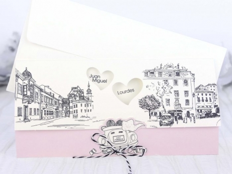 Invitación de boda -  CIUDAD   (C39219A)