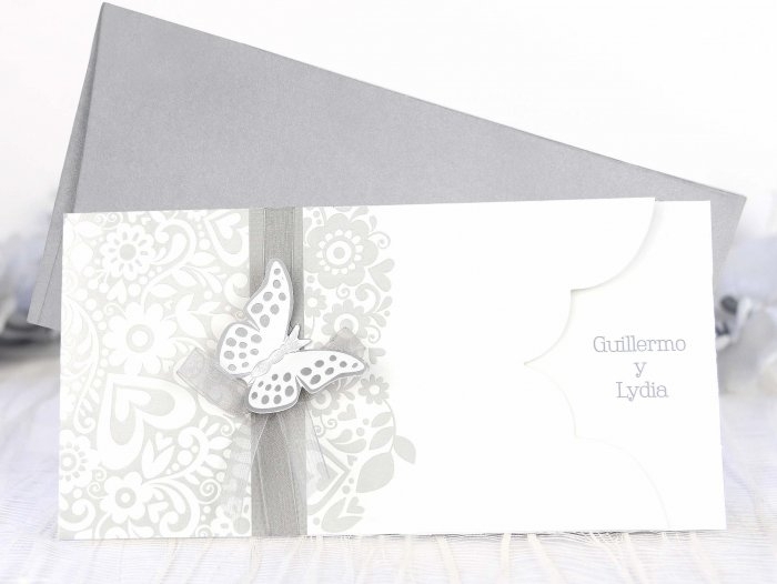 Invitación de boda - ELEGANTE MARIPOSA (C39222A) Invitación de boda - ELEGANTE MARIPOSA (C39222A)