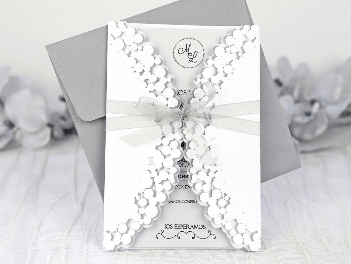 Invitación de boda - ELEGANTE GRIS (C39233C) Invitación de boda - ELEGANTE GRIS (C39233C)
