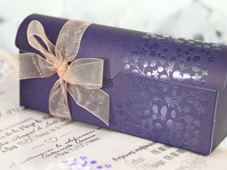 Invitación de boda -  CAJA COFRE    (C39237D)