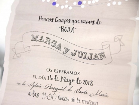 Invitación de boda -  CAJA COFRE    (39237 D)