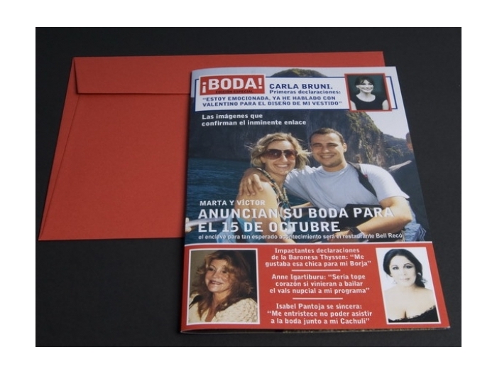 Invitación de boda - REVISTA BODA    (MA2)