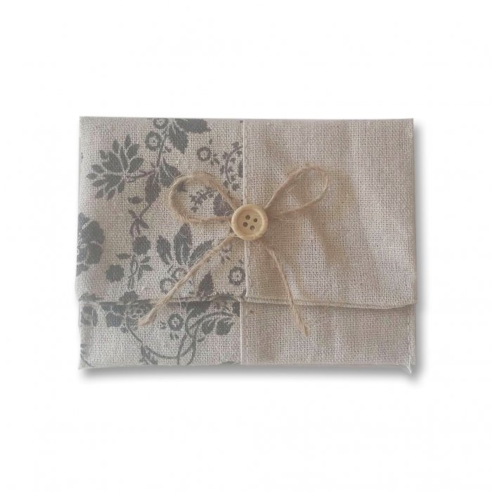 Detalle de boda - PORTATODO YUTE FLORAL (ref. 2647) Detalle de boda - PORTATODO YUTE FLORAL (ref. 2647)