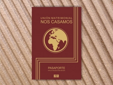 Invitación de boda - PASAPORTE    (MIL20)