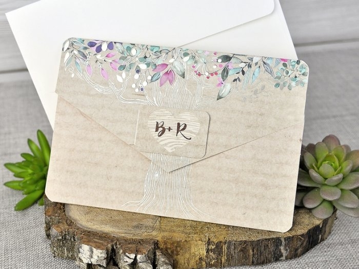 Invitación de boda - CARTA RUSTICA (C30339F) Invitación de boda - CARTA RUSTICA (C30339F)