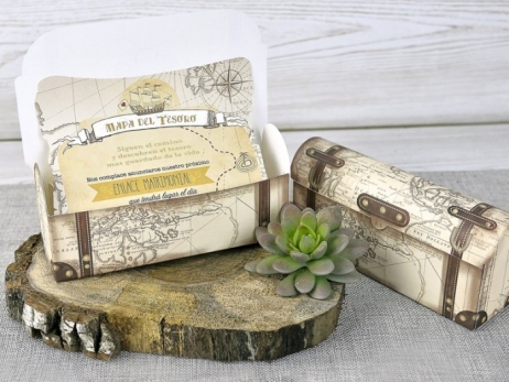 Invitación de boda - MAPA DEL TESORO   (C39308B)