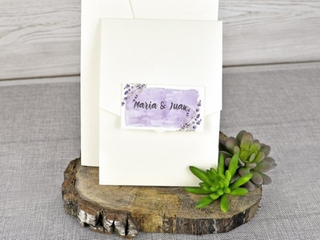 Invitación de boda - LAVANDA   (39311 D)