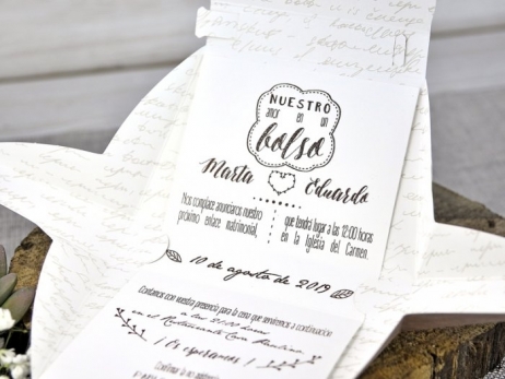 Invitación de boda - ORIGINAL BOLSO   (C39314C)