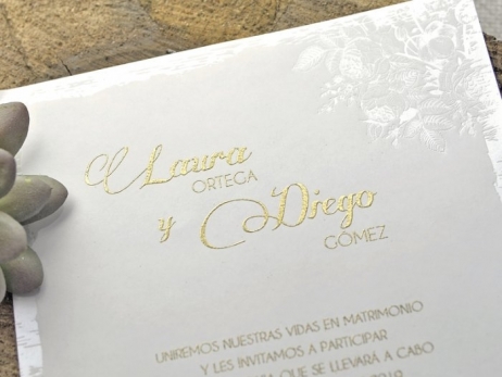 Invitación de boda - CAJA MARIPOSA   (39338 F)