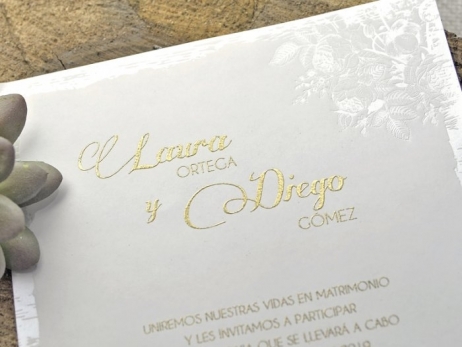 Invitación de boda - CAJA MARIPOSA   (C39338F)