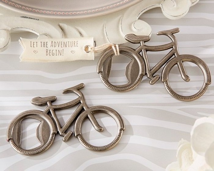 Detalle de boda - ABRIDOR BICICLETA EN CAJA REGALO ref. 4684