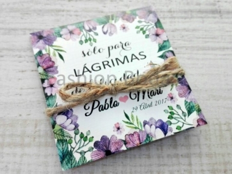 LÁGRIMAS DE FELICIDAD - MODELO FLORES 