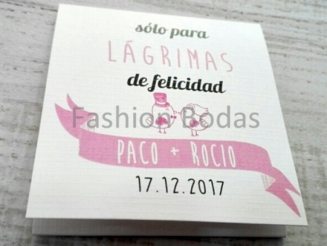 Lágrimas de felicidad - MODELO PAJARITOS