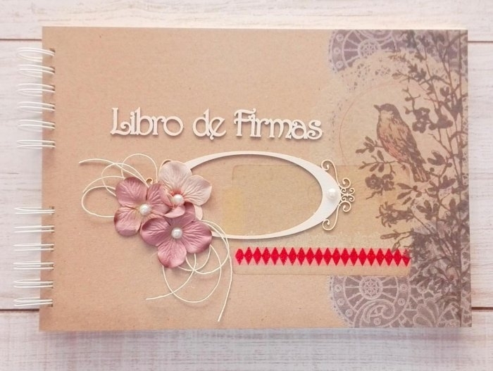 Libro de firmas - KRAFT FLORES