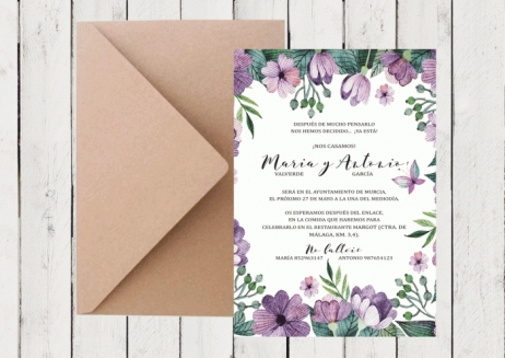 Invitación de boda - MARIPOSAS (2)