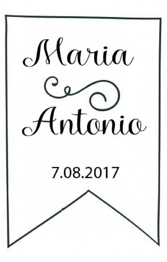 Sello Personalizado boda + Tinta GRATIS ref.sello63