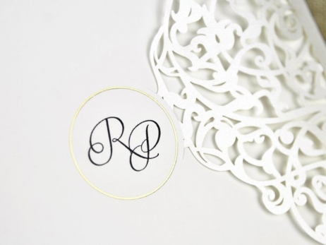 Invitación de boda - RAMAS CORTE LASER    (C61739H)