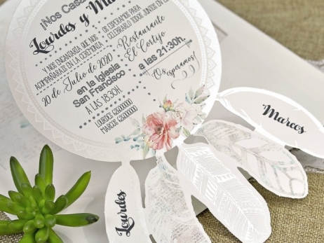 Invitación de boda - ATRAPASUEÑOS   (C39633B)