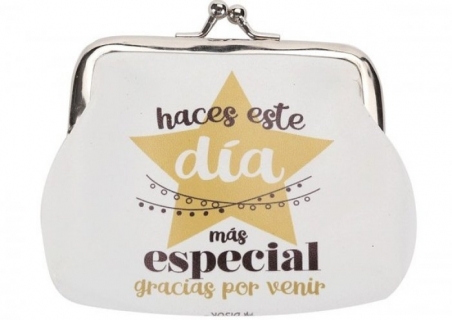 Detalle de boda - MONEDERO GRACIAS POR VENIR (ref. 2048)