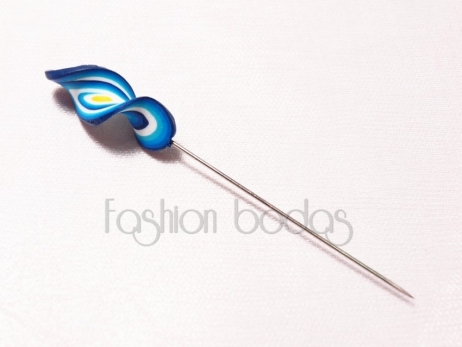 Alfiler de boda - ESPIRAL FIMO surtido  ref. 1030-1