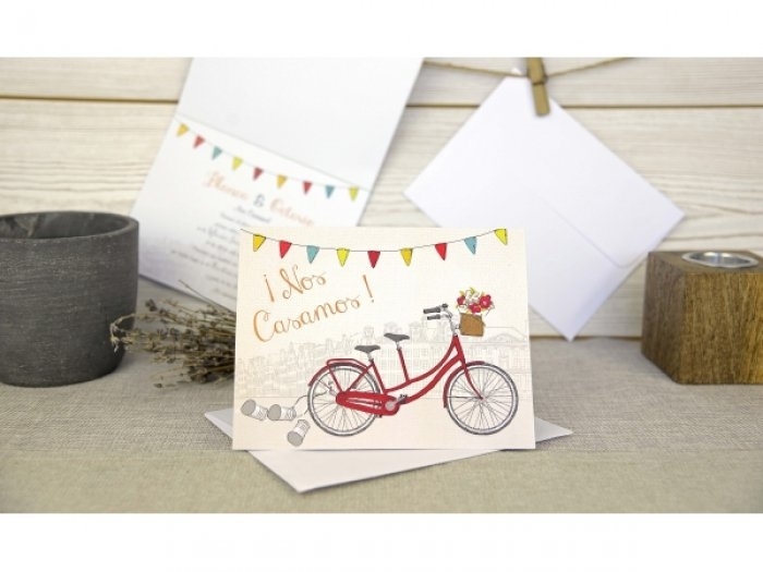 Invitación de boda - ORIGINAL PARTY BIKE (C66432) Invitación de boda - ORIGINAL PARTY BIKE (C66432)