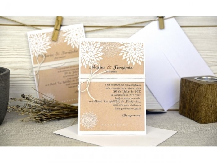 Invitación de boda - RUSTICA KRAFT (C64332) Invitación de boda - RUSTICA KRAFT (C64332)