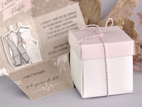Invitación de boda - CAJA FIESTA   (C39720C)