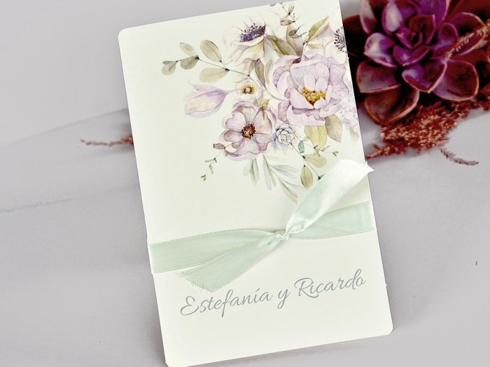 Invitación de boda - ROMANTICA MINT (C72139) Invitación de boda - ROMANTICA MINT (C72139)