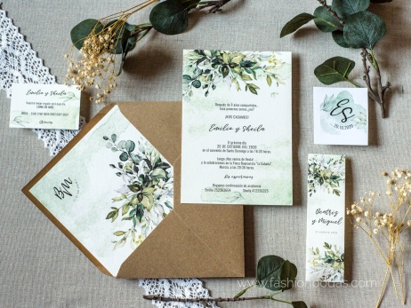 Invitación de boda - BOTÁNICA ACUARELA