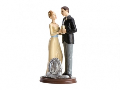 Figura de tarta - NOVIOS BODA 25 ANIVERSARIO