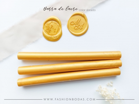 barras de lacre, cera para sellos de lacre de color oro dorado sobres invitaciones de boda